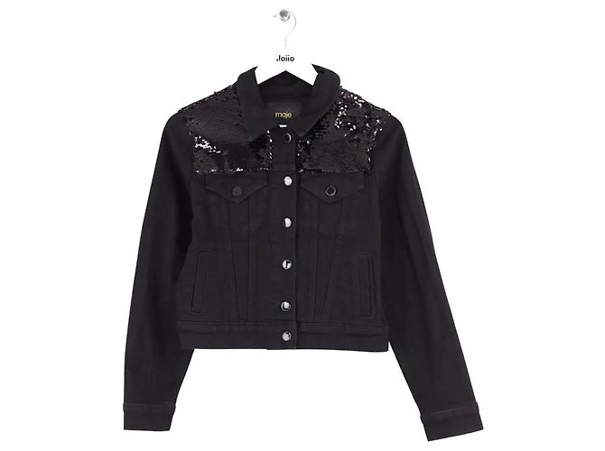 Giacca Maje in cotone nera Nero