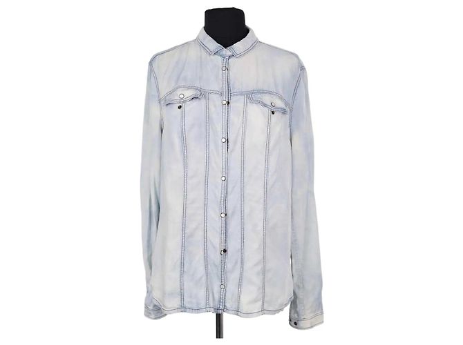 Camicia Burberry blu in cotone XL