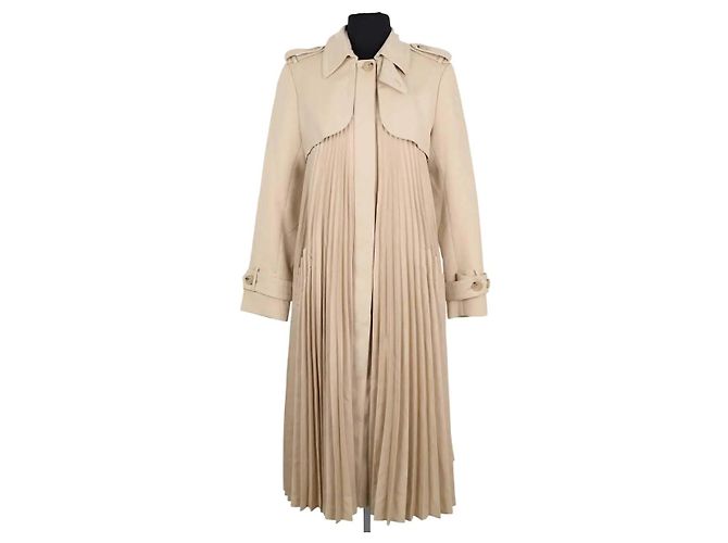 Gabardina de algodón beige Sandro