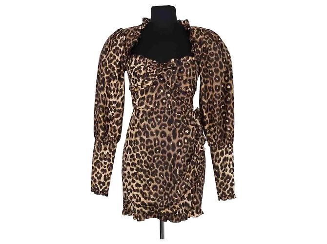 Alessandra Rich Vestido castanho Marrom