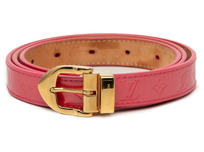 Cinturón Louis Vuitton Monogram Vernis Rosa