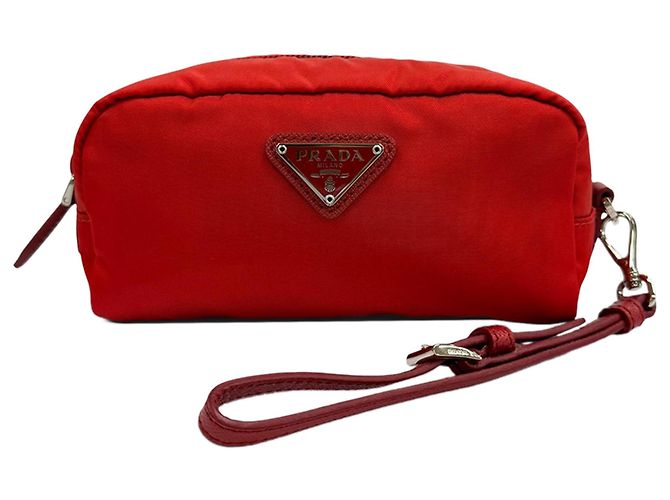 Necessaire Prada Tessuto vermelho