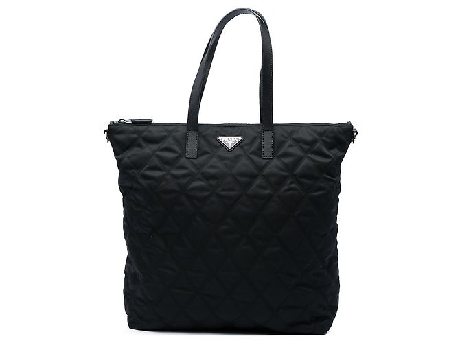 Borsa Prada Impuntu Tessuto Nera Nero