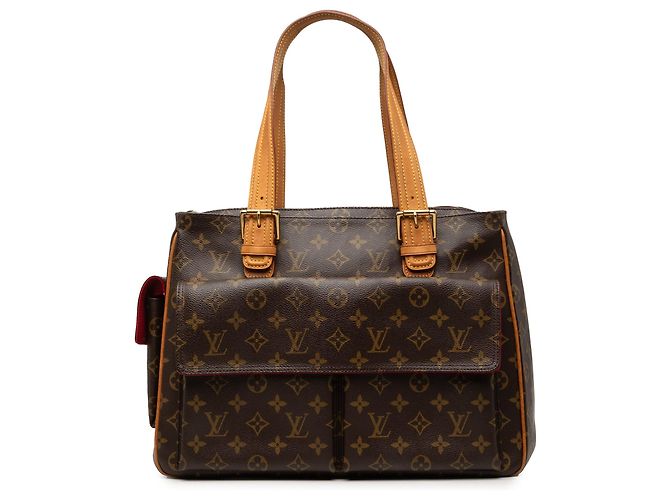 Borsa Tote Louis Vuitton Monogram Multipli Cite Marrone