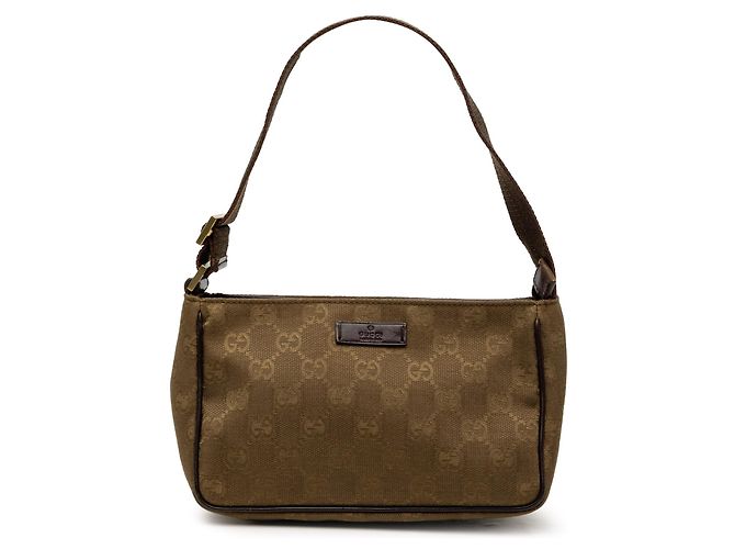Borsa a mano Gucci GG Canvas marrone