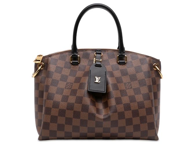 Borsa Tote Louis Vuitton Damier Ebene Odeon PM Marrone