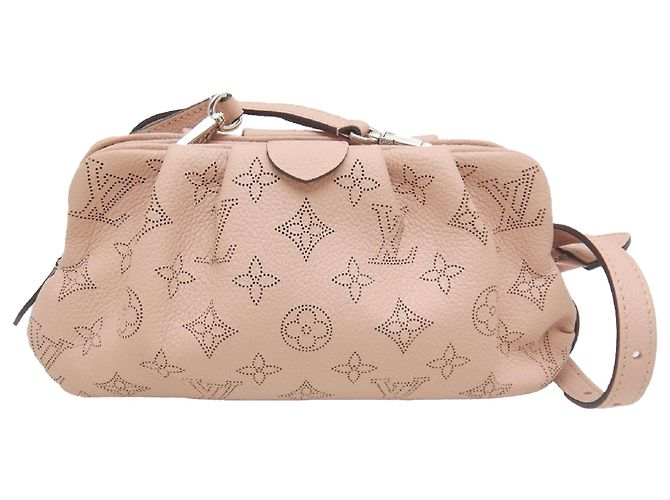 Borsa a tracolla Louis Vuitton Monogram Mahina Scala Mini Pouch Rosa