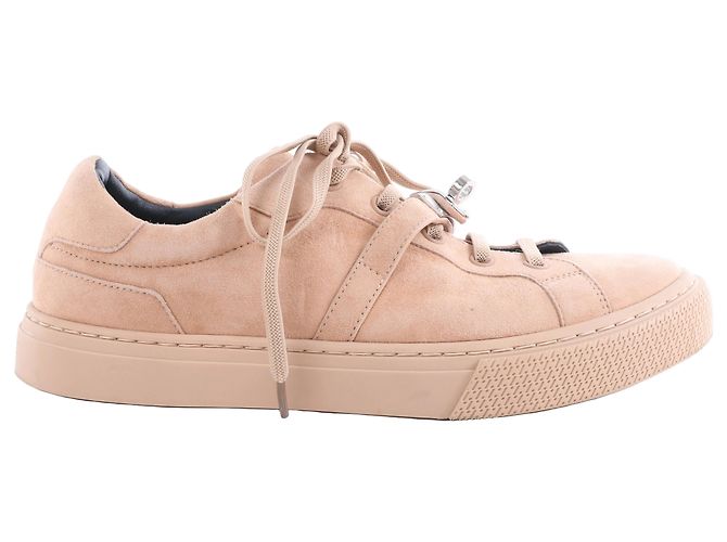Baskets Hermès Day en daim Beige RG222181Z, Taille EU 37