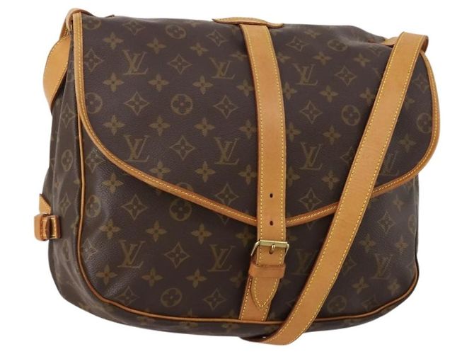 Louis Vuitton Saumur Monogram 35 Brown