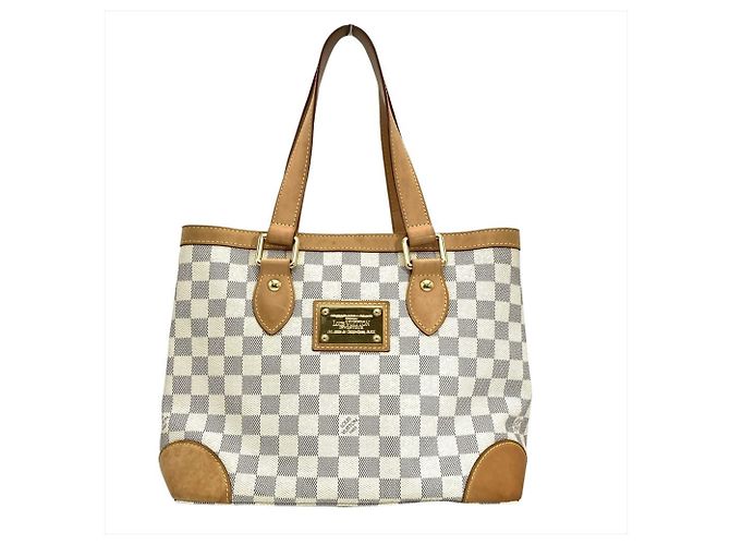 Sac Tote Louis Vuitton Hampstead MM Blanc