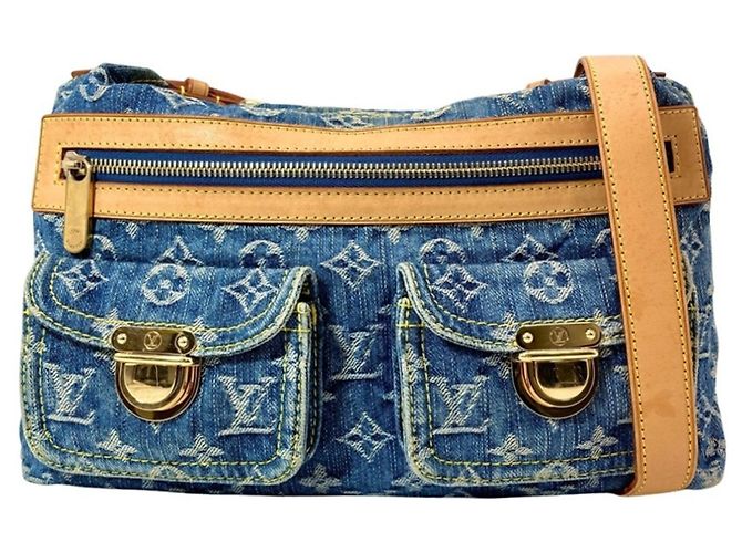 Borsa a tracolla Louis Vuitton Baggy PM Blu