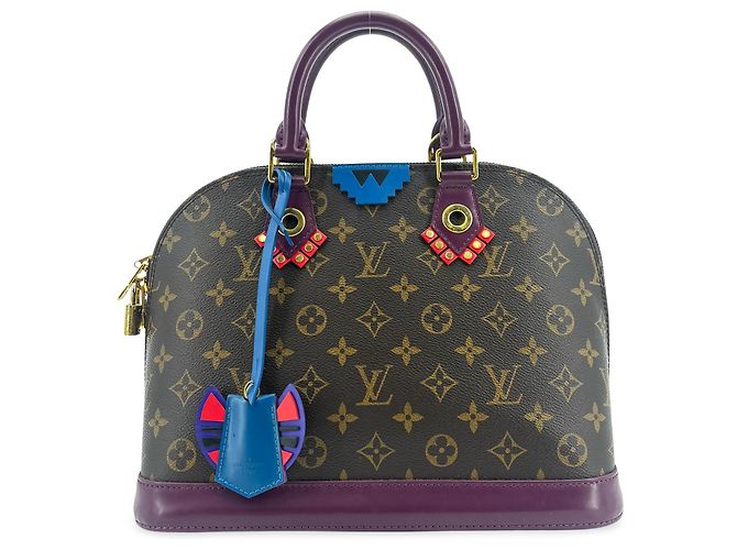 Louis Vuitton Alma Limited Edition Totem Monogram Canvas with Leather PM Multicolor