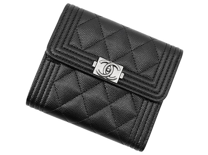 Portafoglio Chanel Matelasse Tri-Fold Nero