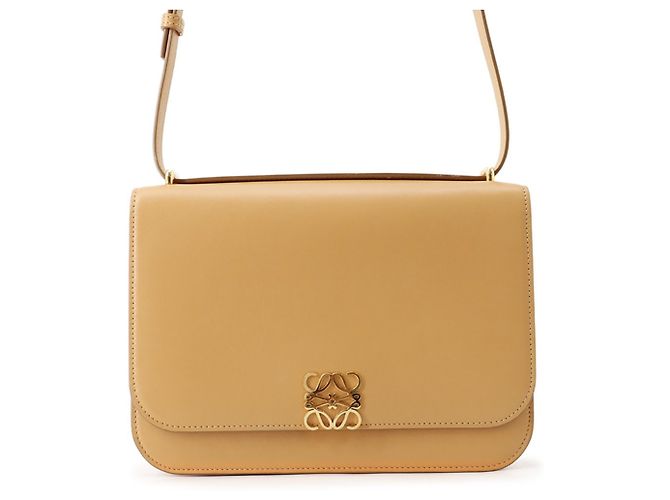 Bolsa de Ombro Loewe Goya Medium Marrom