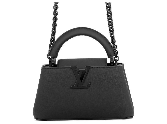 Borsa Louis Vuitton Capucines EW MINI Nero