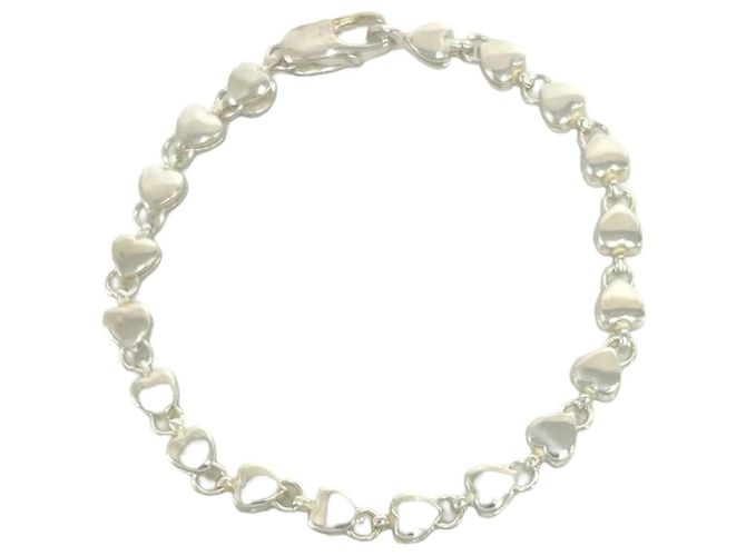 Tiffany & Co Bracciale Tiffany Vintage Puff Heart Argento
