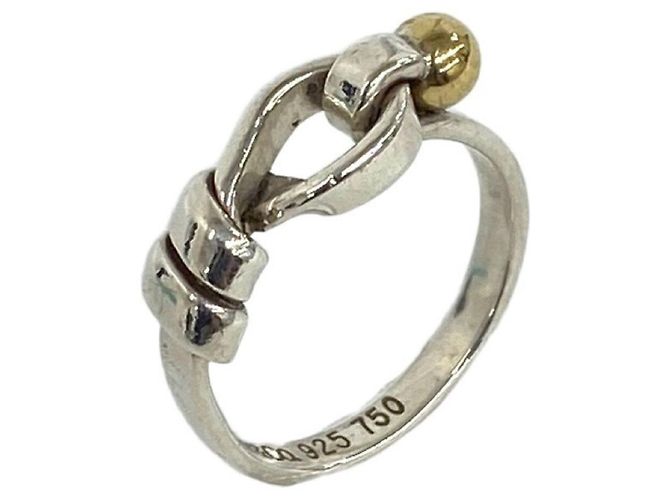 Tiffany & Co Tiffany Vintage Hook & Eye Ring Silber Golden