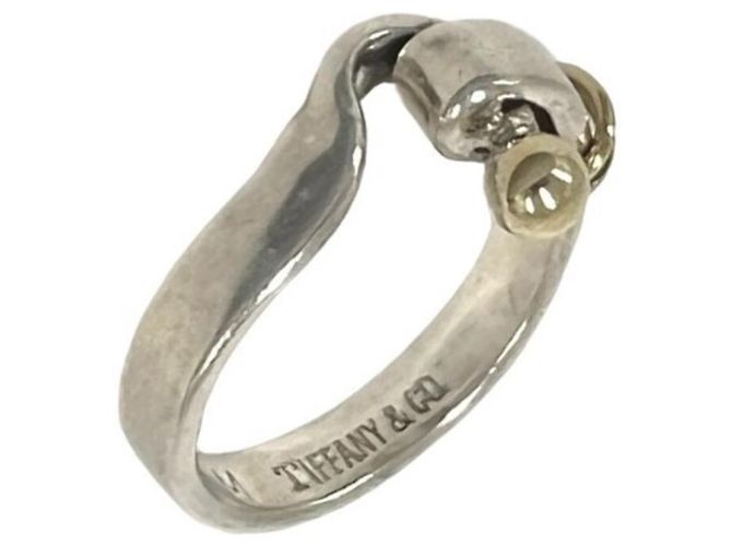Tiffany & Co Tiffany Vintage Hook & Eye Ring Silber Golden