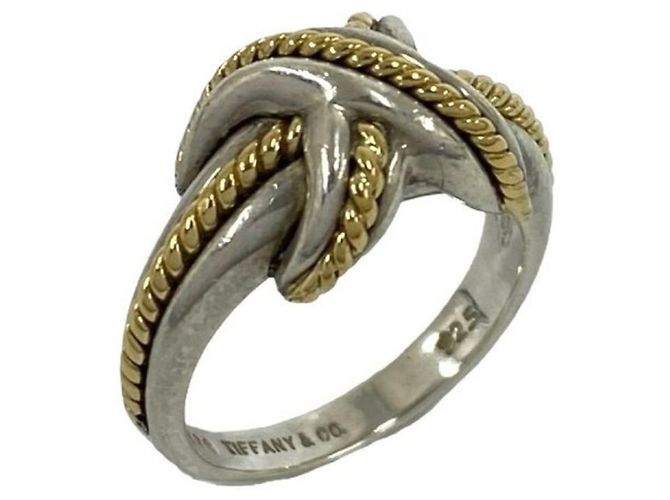 Tiffany & Co Anello Tiffany Signature Cross Argento D'oro