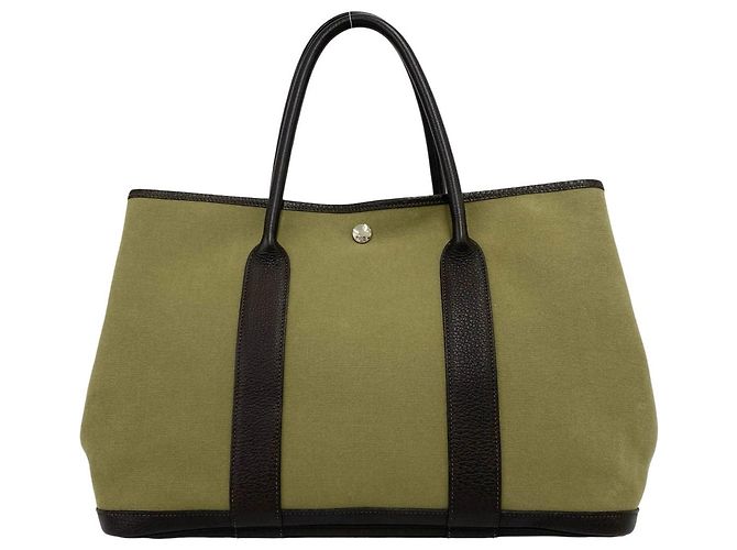 Hermès Sac à main Hermes Garden Party PM Marron Kaki