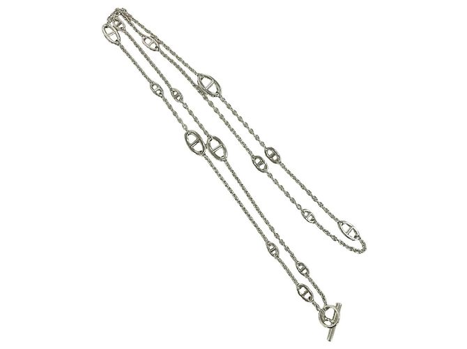 Hermès Colar HERMES Farandole Silver Prata