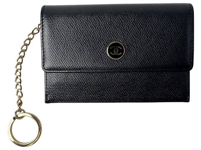 Portafoglio/Portamonete Chanel Coco Mark Nero