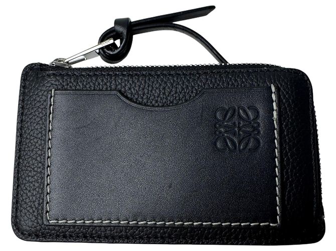 Loewe Black Leather Card Case