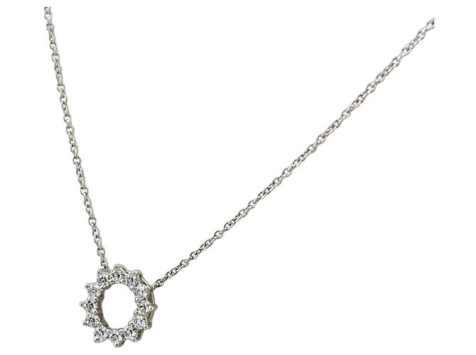 Colar com pingente Open Circle Mini em platina Tiffany & Co.