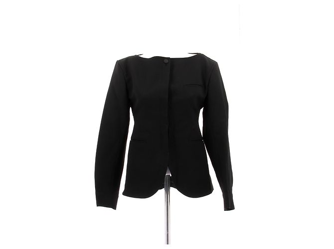 Autre Marque Black Polyester Jacket