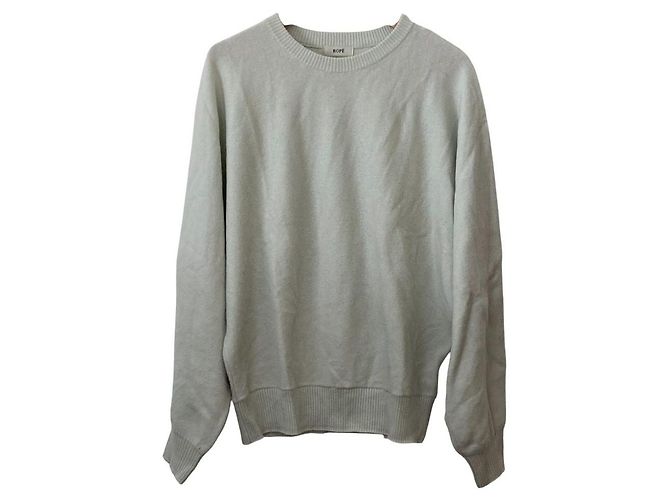 Autre Marque ROPE Strickpullover aus Wolle und Kaschmir Grün Hellgrün