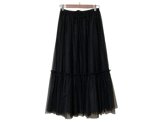 Autre Marque JOURNAL STANDARD relume Saia longa de tule Preto