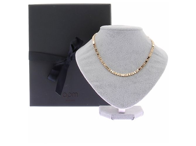 Collana APM Monaco Up and Down Dorata D'oro