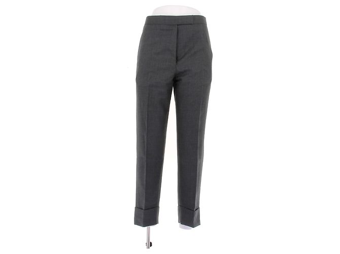Thom Browne Dunkelgraue gerade Hose
