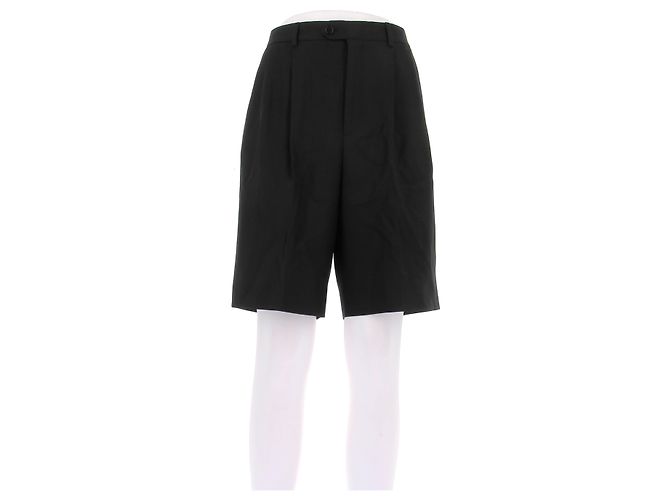Céline schwarze Wollshorts Größe 38
