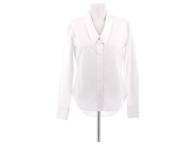 Camicia in Cotone Bianca Thom Browne Taglia 38 Bianco