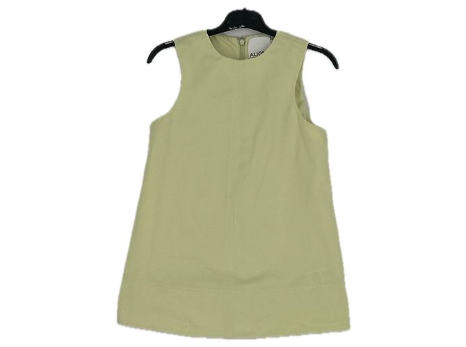 Autre Marque Top sin mangas verde