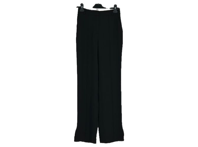 Autre Marque LILYSILK Schwarze Seidenhose Größe 34