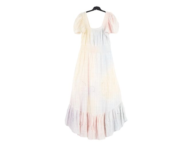 Autre Marque Mehrfarbiges Baumwollkleid Mehrfarben