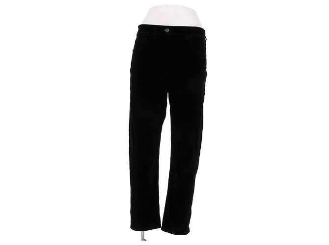 Prada Pantaloni in velluto neri Nero