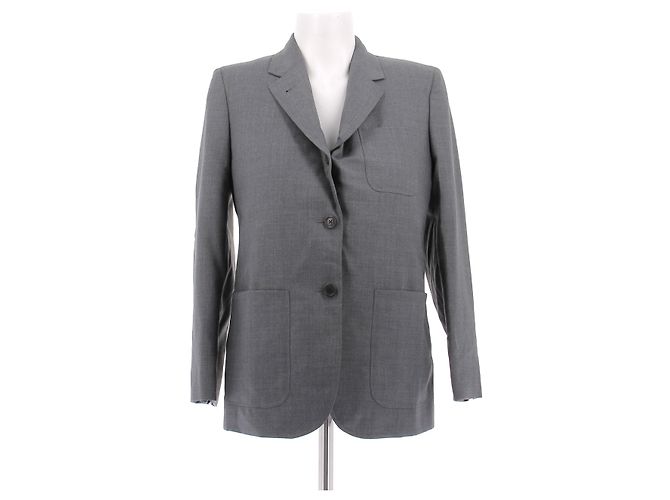 Thom Browne Grey Wool Suit