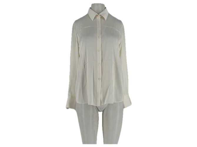 Autre Marque Camicia fluida bianca Bianco