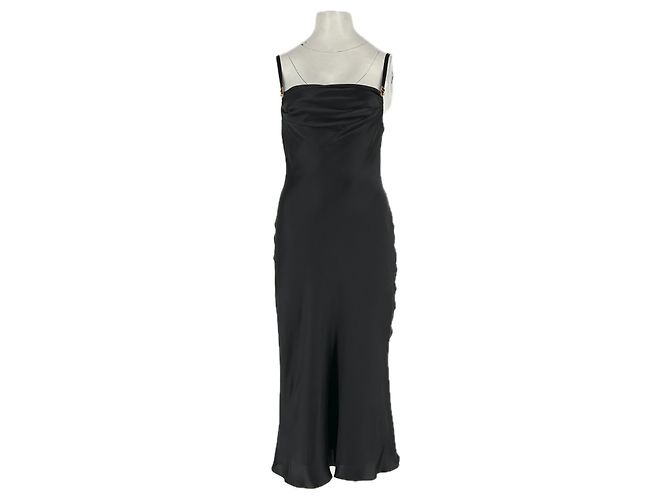 Autre Marque MURMUR Schwarzes Seidenkleid