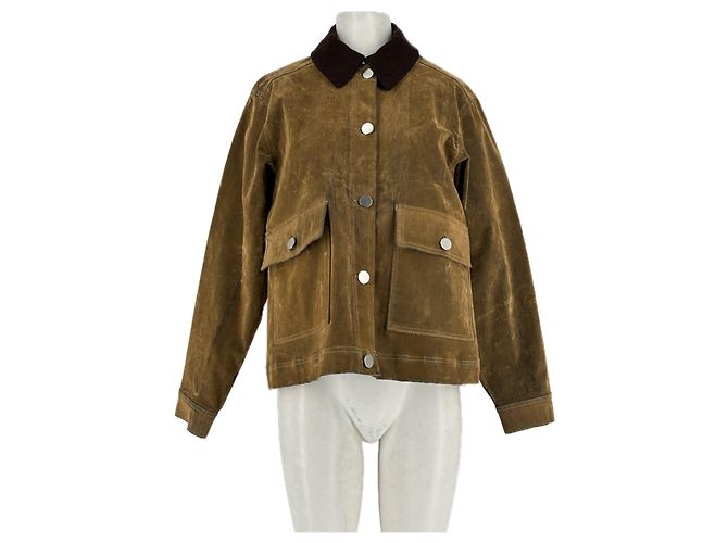 Autre Marque Brauner Samtjacke