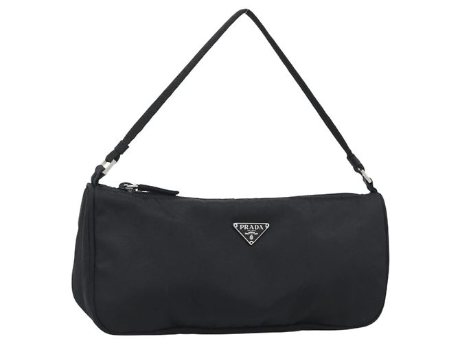 Pouch accessori PRADA Nylon Black Silver