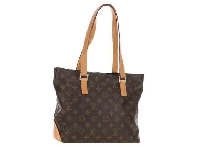 LOUIS VUITTON Monogram Cabas Piano Tote Bag M51148 LV