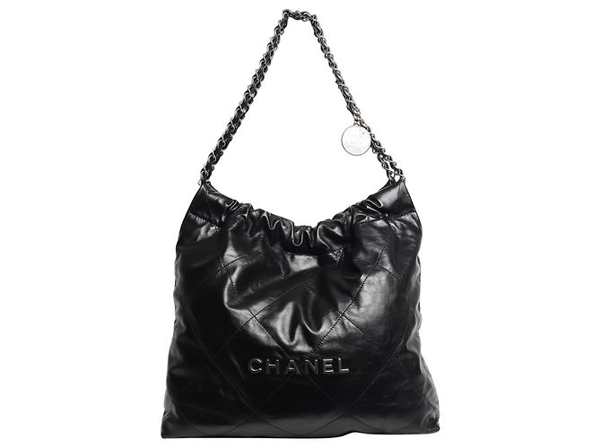 Chanel Gesteppte Tote Bag 22 schwarz