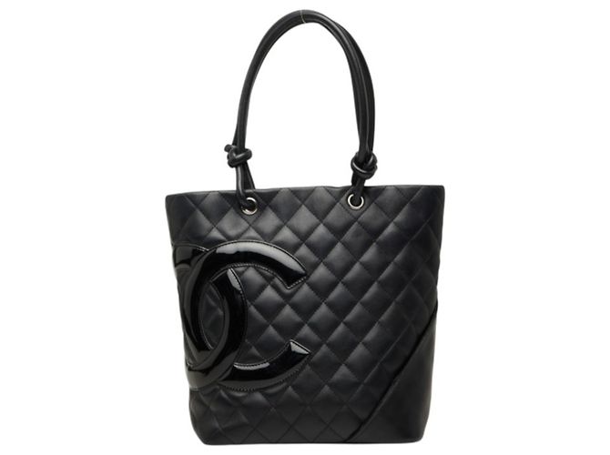 Chanel Cambon Line Shopper Tasche Schwarz