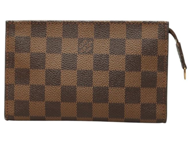 Set borsa e pochette Louis Vuitton Damier Mare Marrone Damier ebene