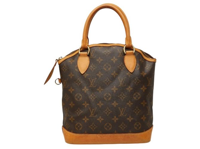Bolso Louis Vuitton Monogram Lockit PM Castaño