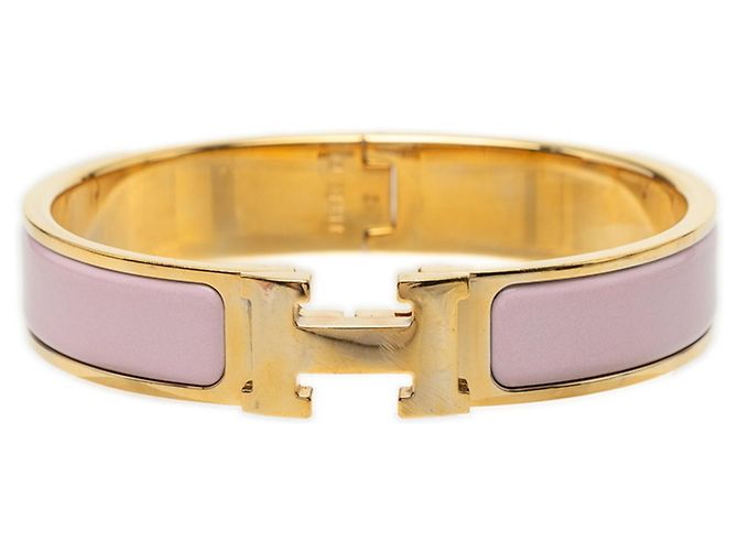 Hermès Pulseira Charm Hermes Click H PM Rosa